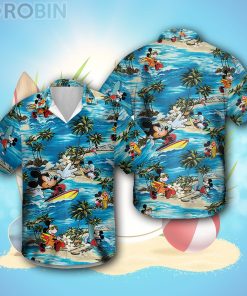 Disney Mickey Mouse Surfing Hawaiian Shirt