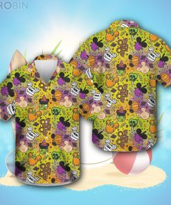 Disney Monster Snacks – Halloween Disney Hawaiian Shirt