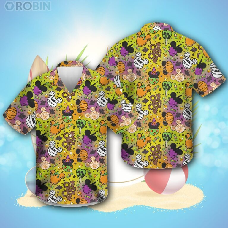 Disney Monster Snacks – Halloween Disney Hawaiian Shirt
