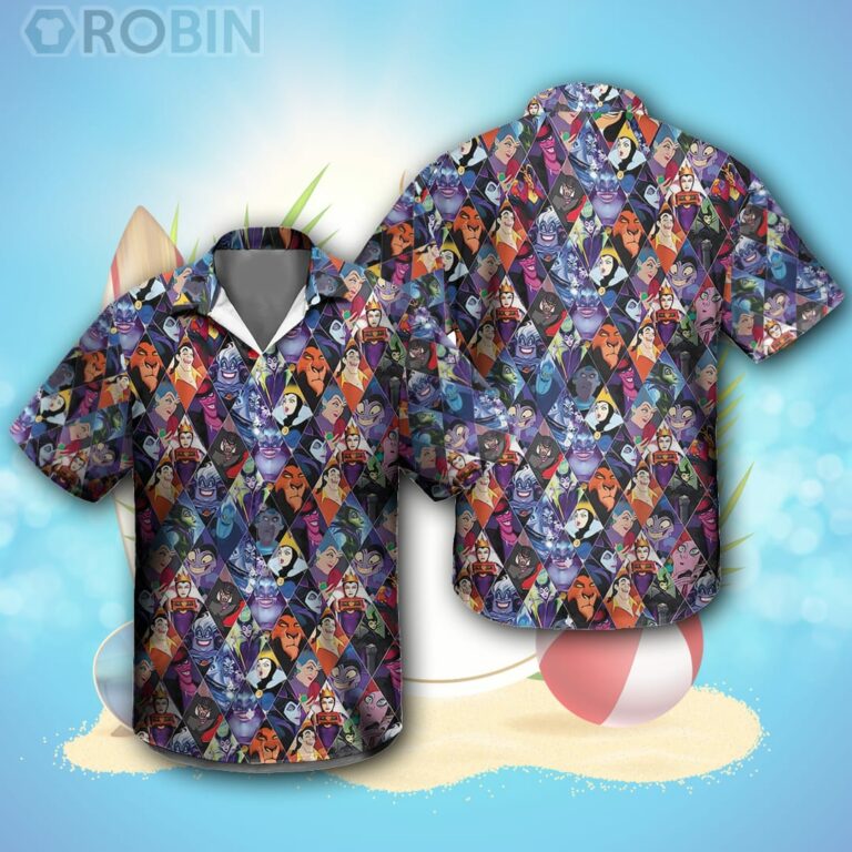 Disney Villains Hawaiian Shirt