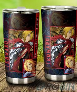 Edward Elric Stainless Steel Tumbler Cup Custom Fullmetal Alchemist Anime