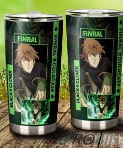 Finral Roulacase Stainless Steel Tumbler Cup Custom Black Clover Anime