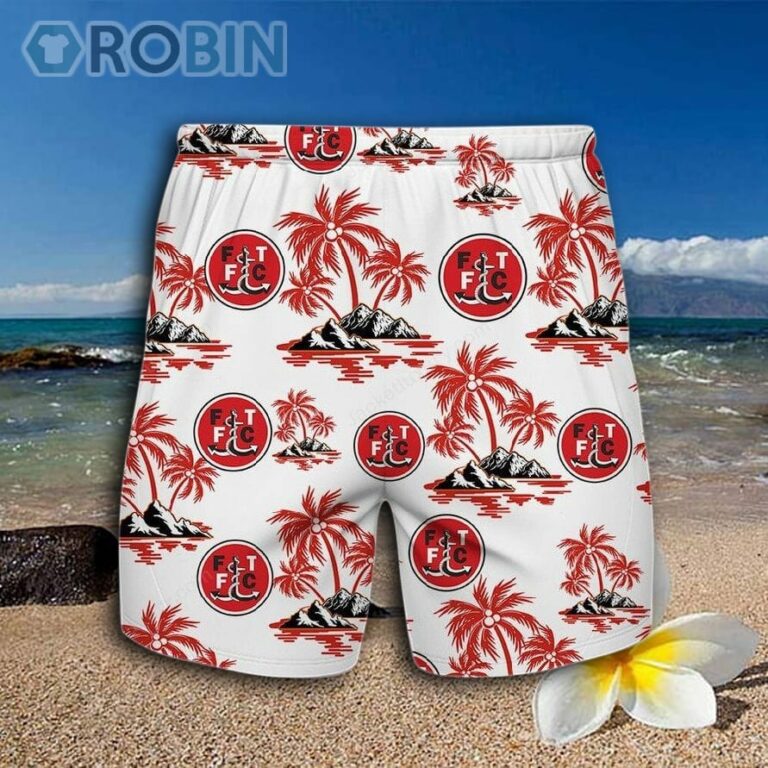 Fleetwood Town FC Hawaiian Shirt And Shorts