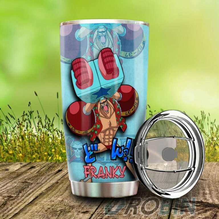 Franky Stainless Steel Tumbler Cup Custom One Piece Anime