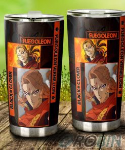 Fuegoleon Vermillion Stainless Steel Tumbler Cup Custom Black Clover Anime