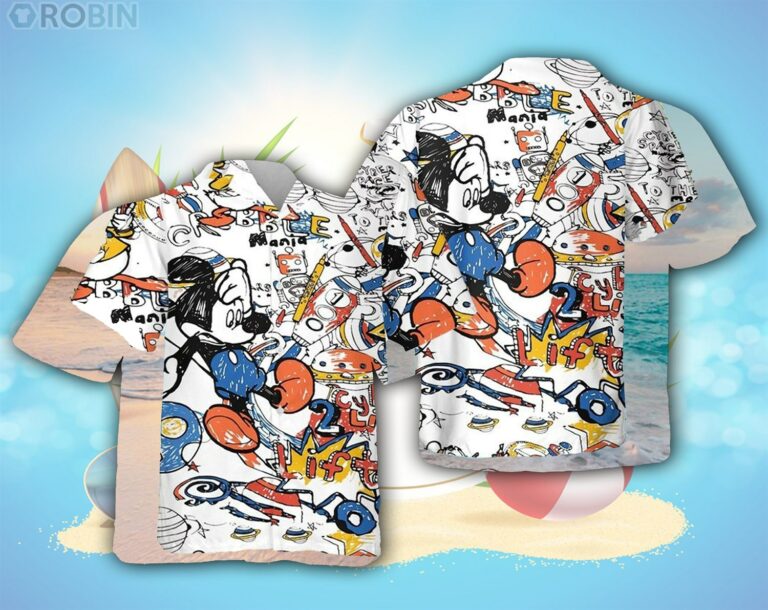Funny Cartoon Disney Hawaiian Shirt,flowers Hawaiian Shirt