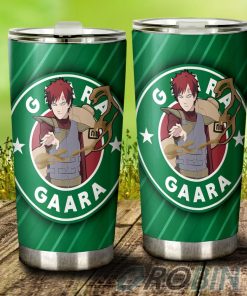 Gaara Stainless Steel Tumbler Cup Custom Naruto Anime