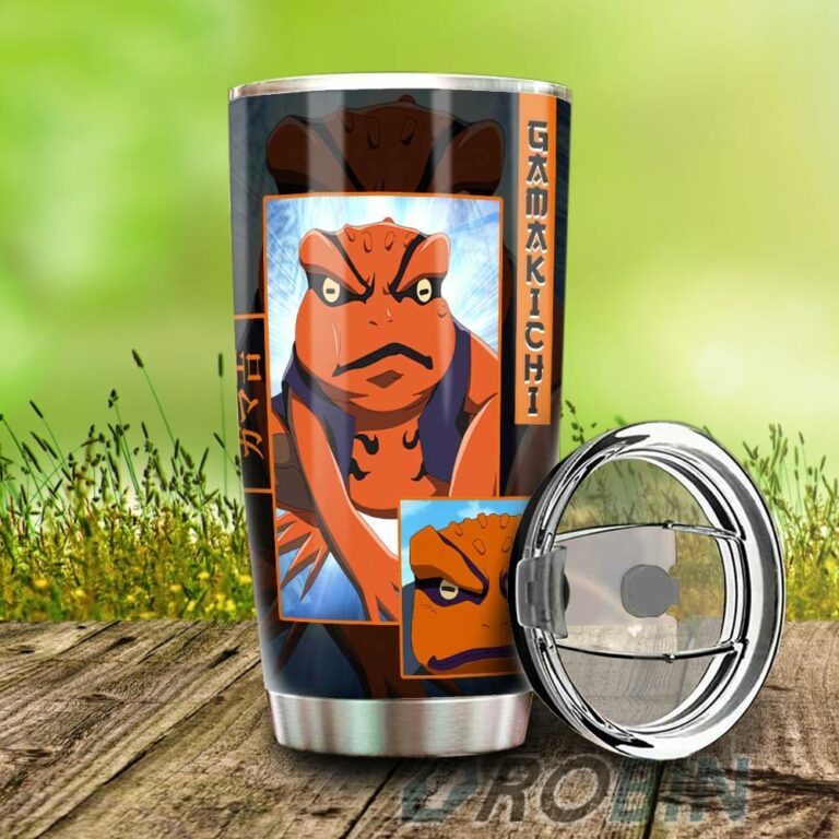 Gamakichi Stainless Steel Tumbler Cup Custom Anime