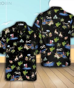 Go Bucks Logo Christmas in Summer Hawaiian Shirt