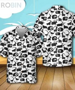 Goat And Ram Seamless Pattern Casual Button Down Hawaiian Shirt