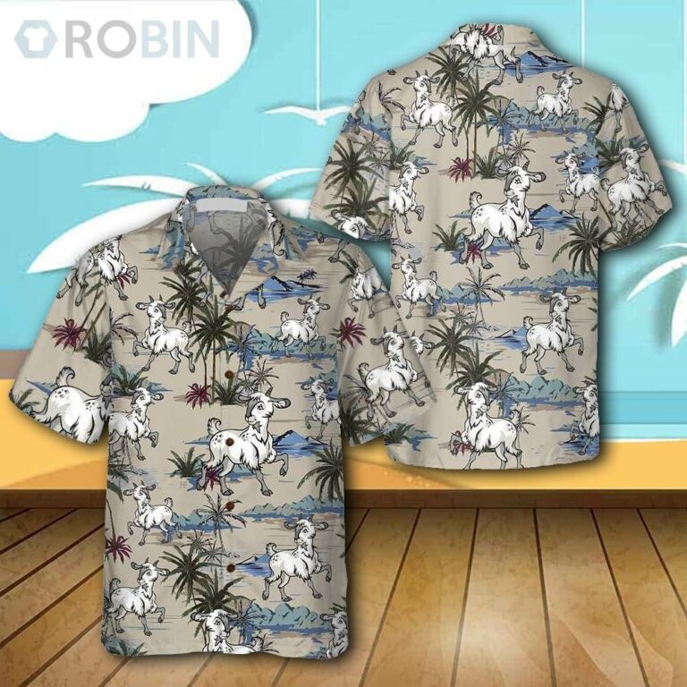 Goat Island Tropical Summer Beach shirt