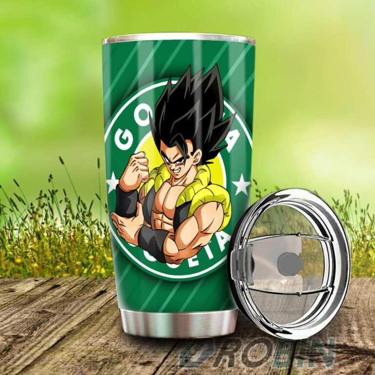 Gogeta Stainless Steel Tumbler Cup Custom Dragon Ball Anime