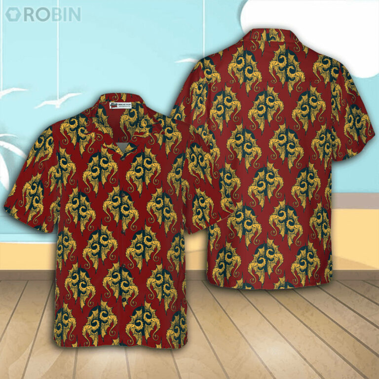 Dragons For The Hero Button Down Shirt