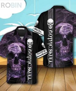 Gothic Skull Casual Button shirt