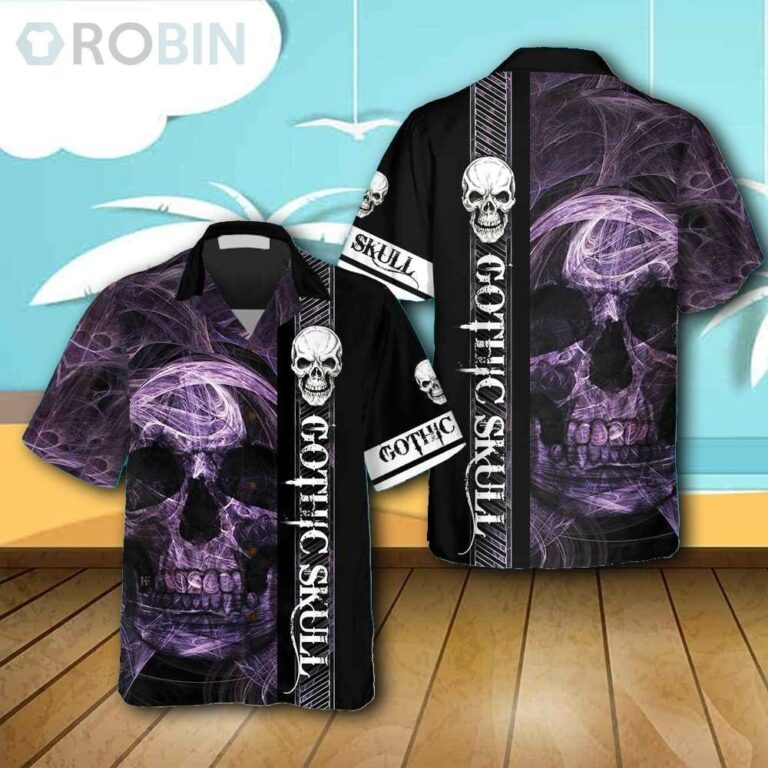 Gothic Skull Casual Button shirt