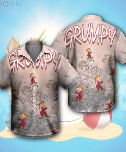 Grumpy Disney Hawaiian Summer Tropical Hawaiian Shirt
