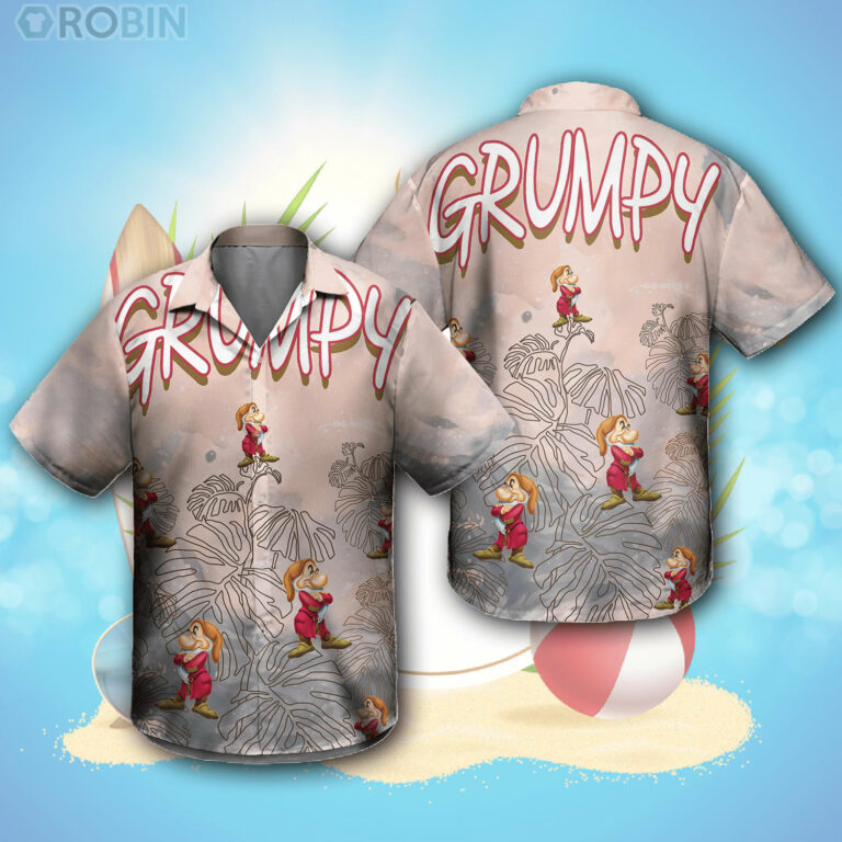 Grumpy Disney Hawaiian Summer Tropical Hawaiian Shirt