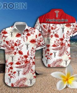 Harlequins Hawaiian Shirt And Shorts
