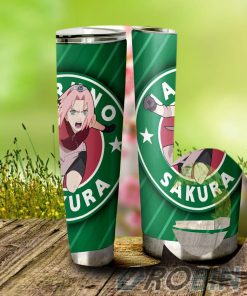 Haruno Sakura Stainless Steel Tumbler Cup Custom Naruto Anime