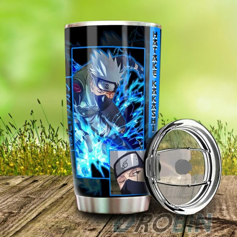 Hatake Kakashi Stainless Steel Tumbler Cup Custom Anime