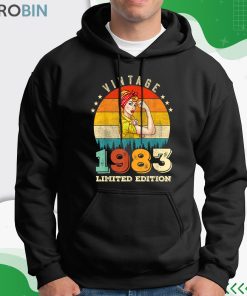 40th Birthday 1983 Limited Edition Vintage 40 Year Old Women Camiseta