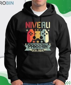 Homme Niveau Parrain Débloque Gamer Annonce Grossesse Cadeau Shirt Homme Niveau Parrain Débloque Gamer Annonce Grossesse Cadeau Shirt