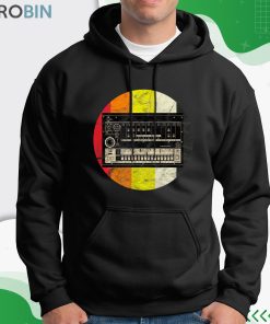 Vintage Analog Drum Machine Retro Synth Synth Studio Shirt