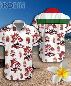 Hungary National Football Team Hawaiian Shirt And Shorts Hungary National Football Team Hawaiian Shirt And Shorts