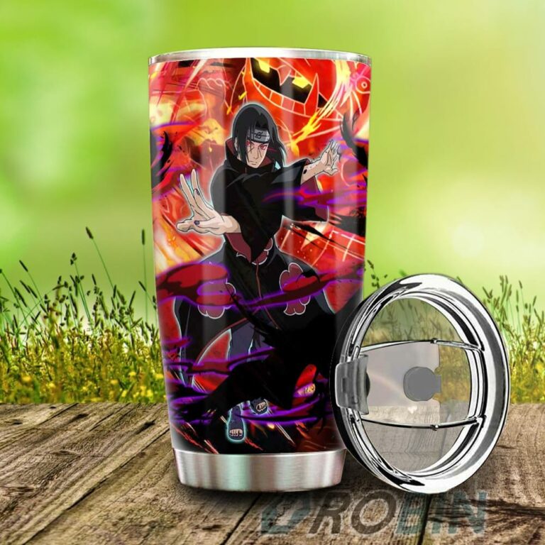 Itachi Stainless Steel Tumbler Cup Custom Sharingan Eye