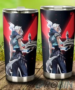 Jett Stainless Steel Tumbler Cup Custom Valorant Agent