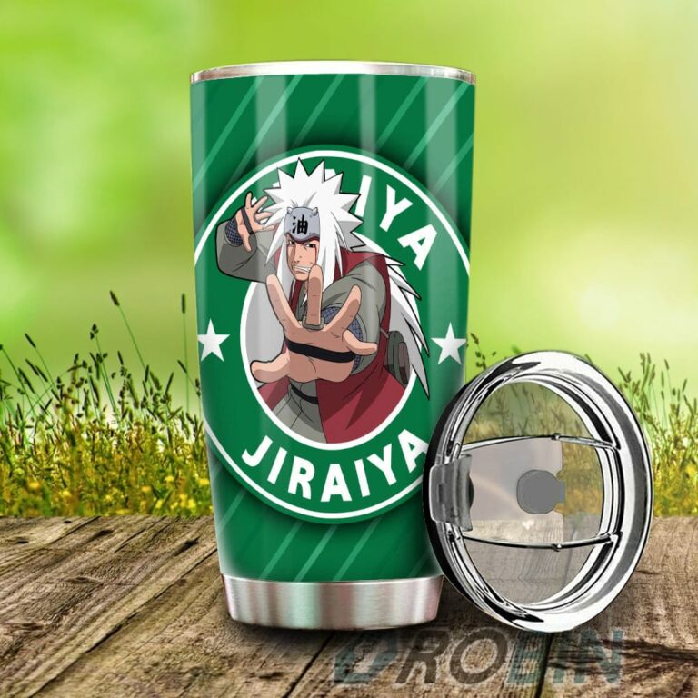 Jiraiya Naruto Stainless Steel Tumbler Cup Custom Naruto Anime