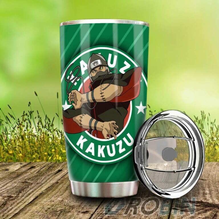 Kakuzu Stainless Steel Tumbler Cup Custom Naruto Anime