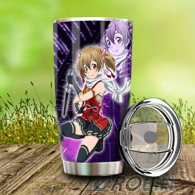 Keiko Ayano (Silica) Stainless Steel Tumbler Cup Custom Sword Art Online Anime