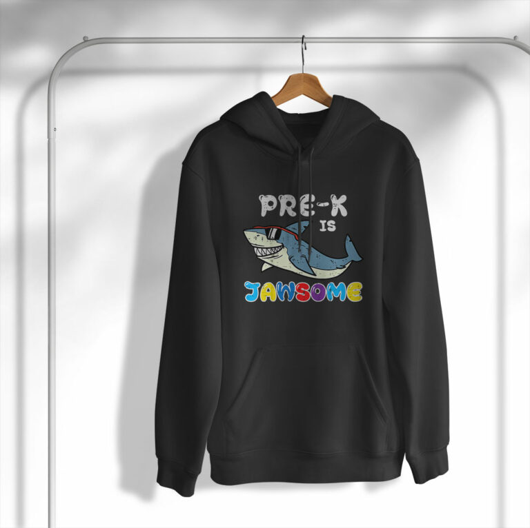 Kids Shark Pre-K Is Jawsome Shirt, Funny First Day Of Prek School Boys Gift
