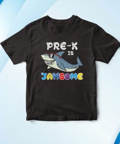 Kids Shark Pre-K Is Jawsome Shirt, Funny First Day Of Prek School Boys Gift