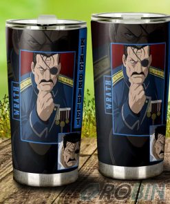 King Bradley Stainless Steel Tumbler Cup Custom Fullmetal Alchemist Anime King Bradley Stainless Steel Tumbler Cup Custom Fullmetal Alchemist Anime