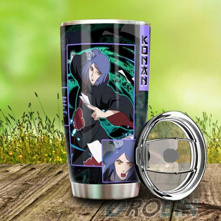 Konan Stainless Steel Tumbler Cup Custom Anime