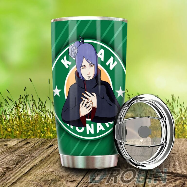 Konan Stainless Steel Tumbler Cup Custom Naruto Anime