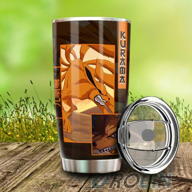 Kurama Stainless Steel Tumbler Cup Custom Anime
