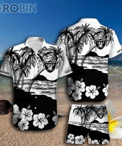 Las Vegas Raiders Hawaiian Shirt And Shorts