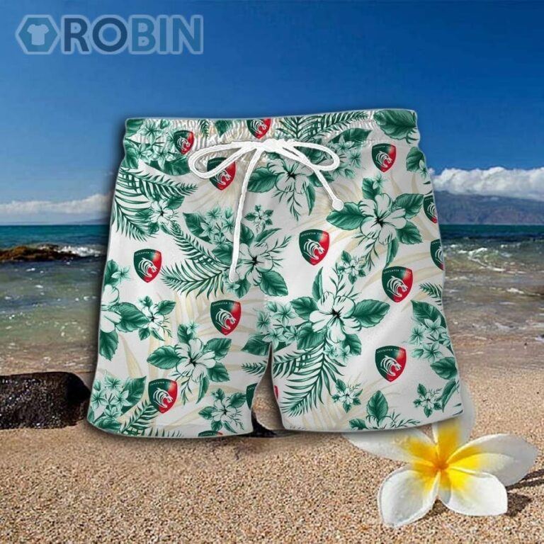 Leicester Tigers Hawaiian Shirt And Shorts