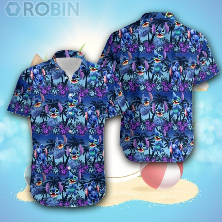Lilo And Stitch Hawaiian Shirt, Disney Hawaiian Shirt, Aloha Beach Shirts