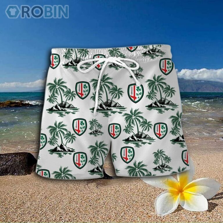 London Irish 3D Hawaiian Shirt And Shorts