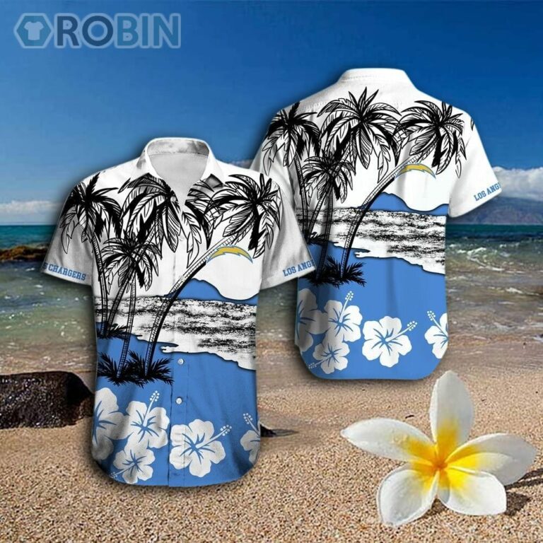 Los Angeles Chargers Hawaiian Shirt And Shorts