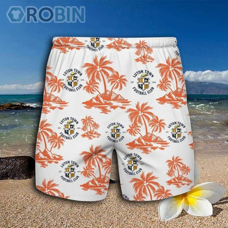 Luton Town FC Hawaiian Shirt And Shorts