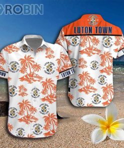 Luton Town FC Hawaiian Shirt And Shorts Luton Town FC Hawaiian Shirt And Shorts