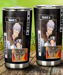 Mars Stainless Steel Tumbler Cup Custom Black Clover Anime