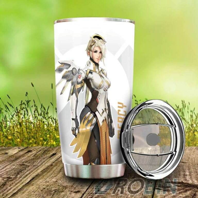 Mercy Stainless Steel Tumbler Cup Custom Overwatch