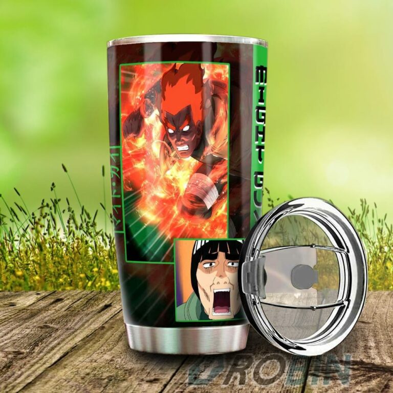 Might Guy Stainless Steel Tumbler Cup Custom Anime