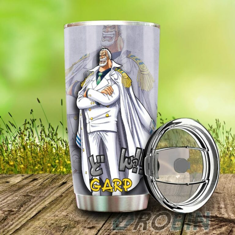 Monkey D Garp Stainless Steel Tumbler Cup Custom One Piece Anime